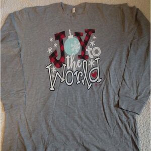 Joy To The World Graphic T-shirt XL 💜💜💜 NEW💜👍